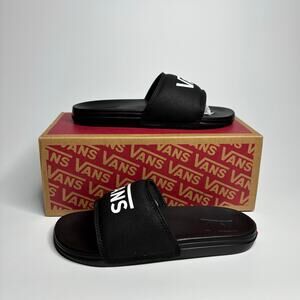 Vans Kids La Costa Slide-On Sandals in Black